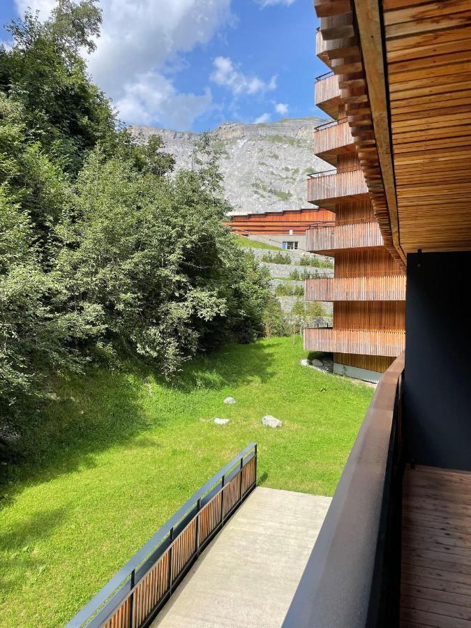 Ferienwohnung 3,5 Zimmer Direkt An Ski- Und Bikepiste Flims Extérieur photo