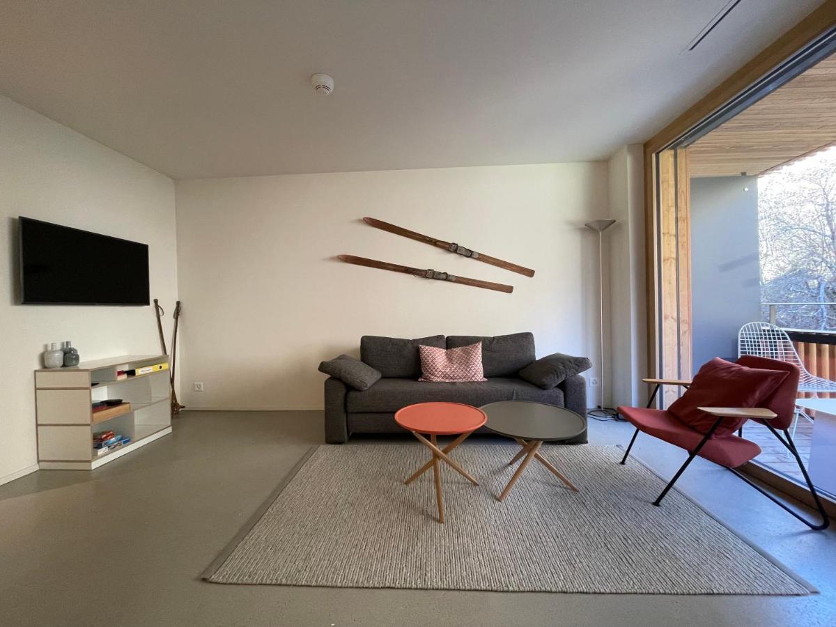Ferienwohnung 3,5 Zimmer Direkt An Ski- Und Bikepiste Flims Extérieur photo